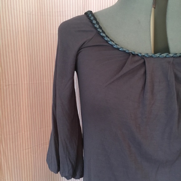 Pretty D’Closet Top with Braid Trim - Picture 2 of 5